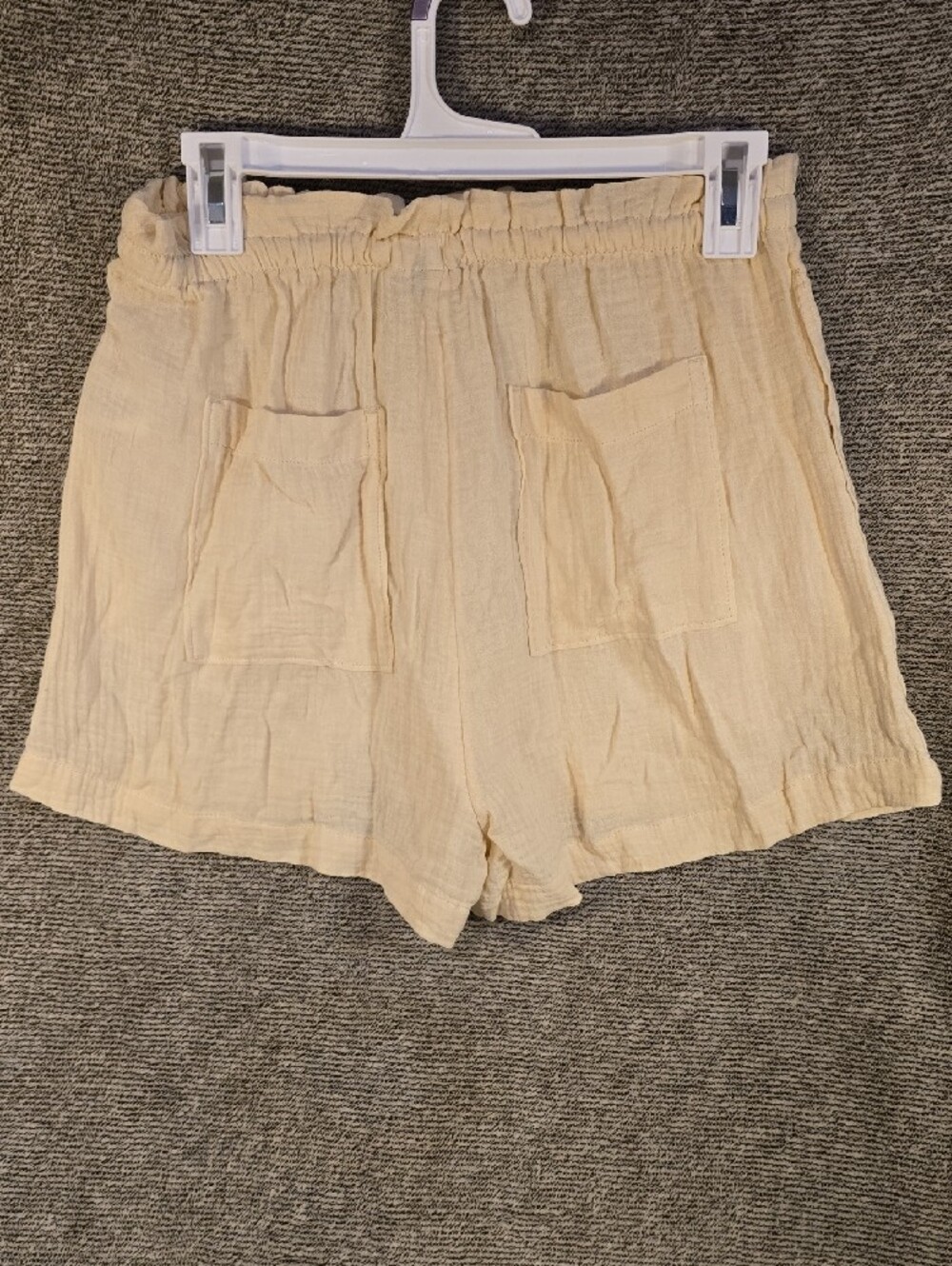Universal Thread Light Cream Linen-Blend Drawstring Shorts - Picture 7 of 8